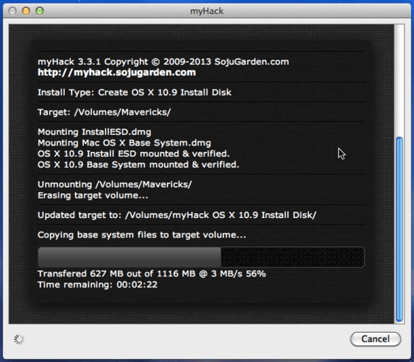 create bootable mavericks usb from dmg